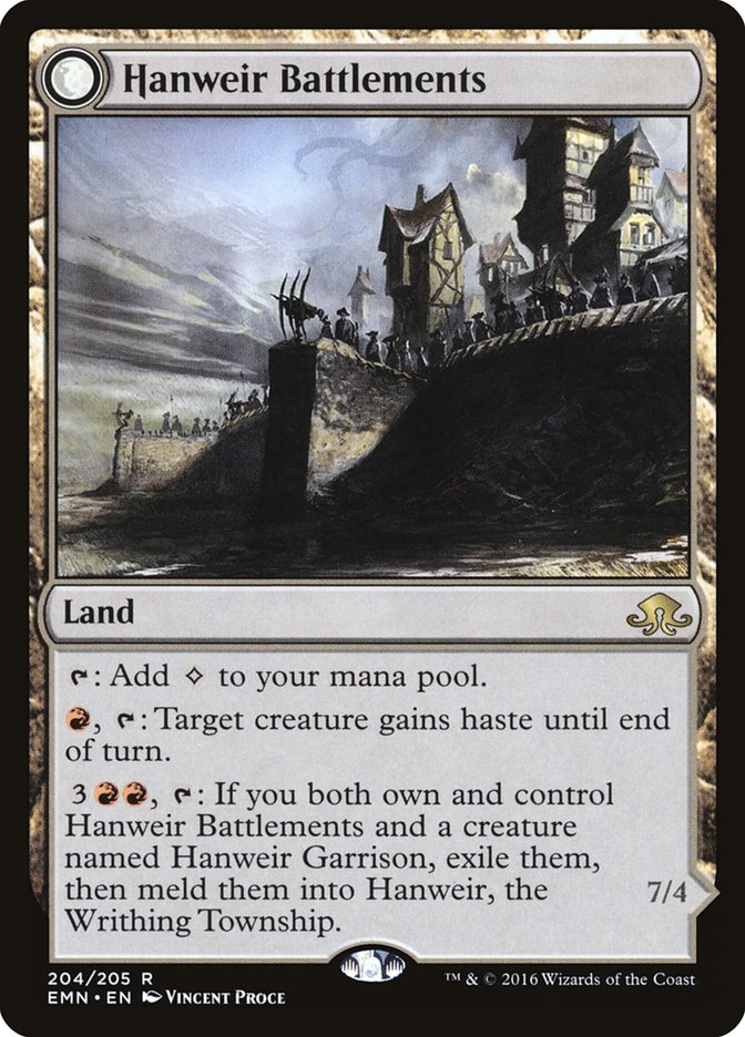 Hanweir Battlements [Eldritch Moon] Foil