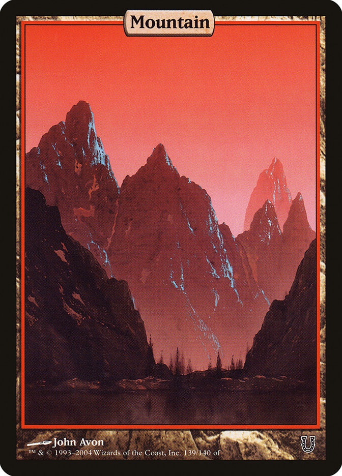 Mountain (139) [Unhinged] Foil