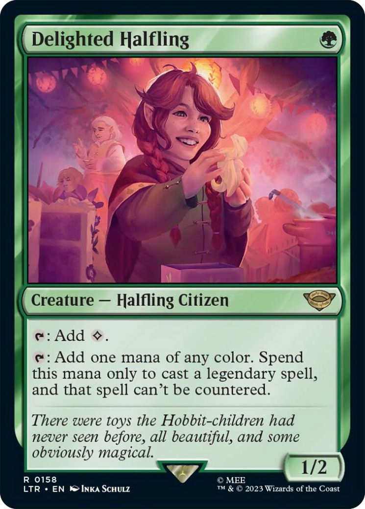 Delighted Halfling [The Lord of the Rings: Tales of Middle-Earth] Foil