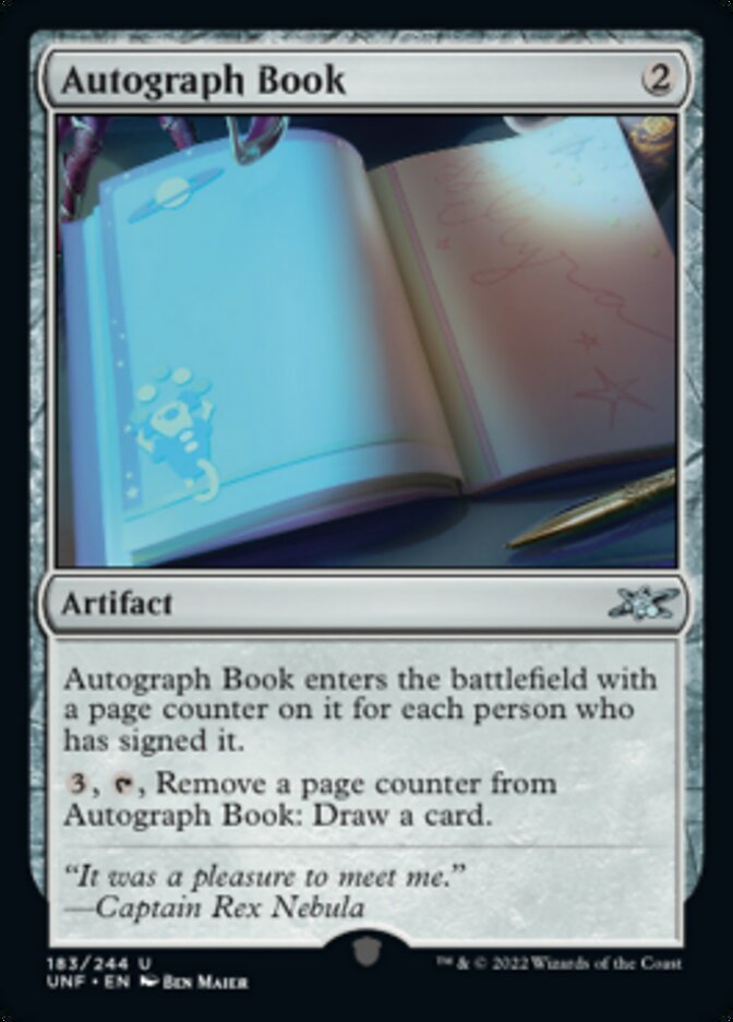 Autograph Book [Unfinity] Foil