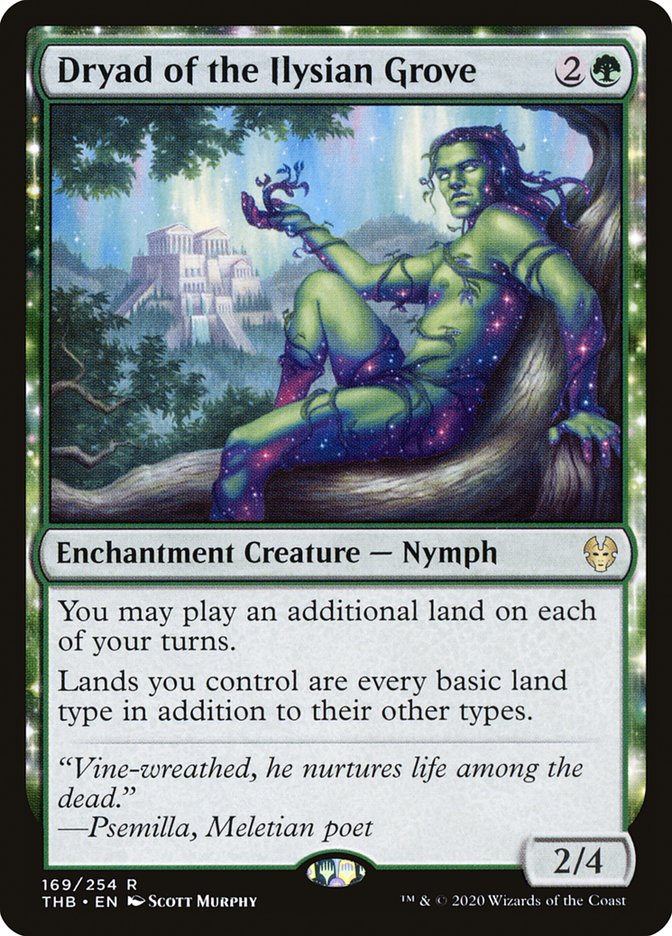 Dryad of the Ilysian Grove [Theros Beyond Death] Foil