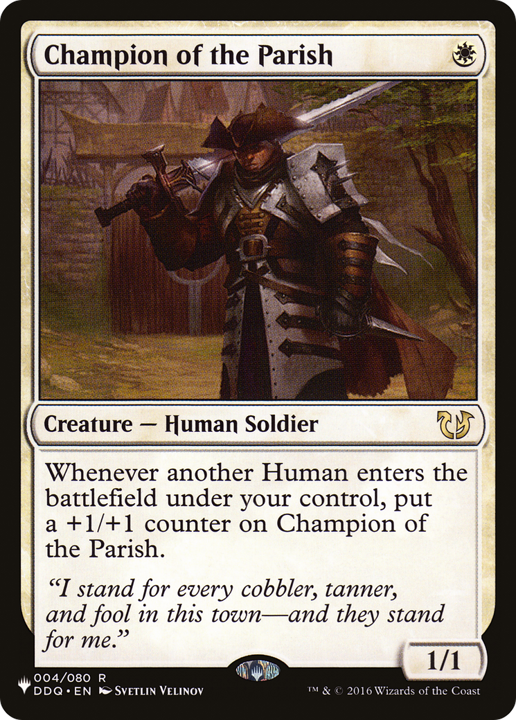 Champion of the Parish  [The List]