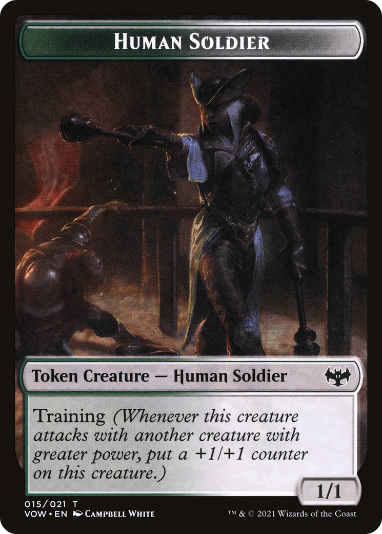 Human Soldier  [Innistrad: Crimson Vow Tokens] Foil