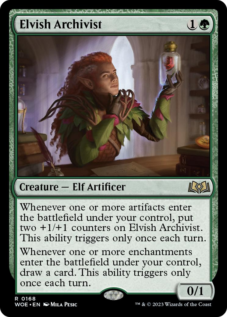 Elvish Archivist [Wilds of Eldraine] Foil