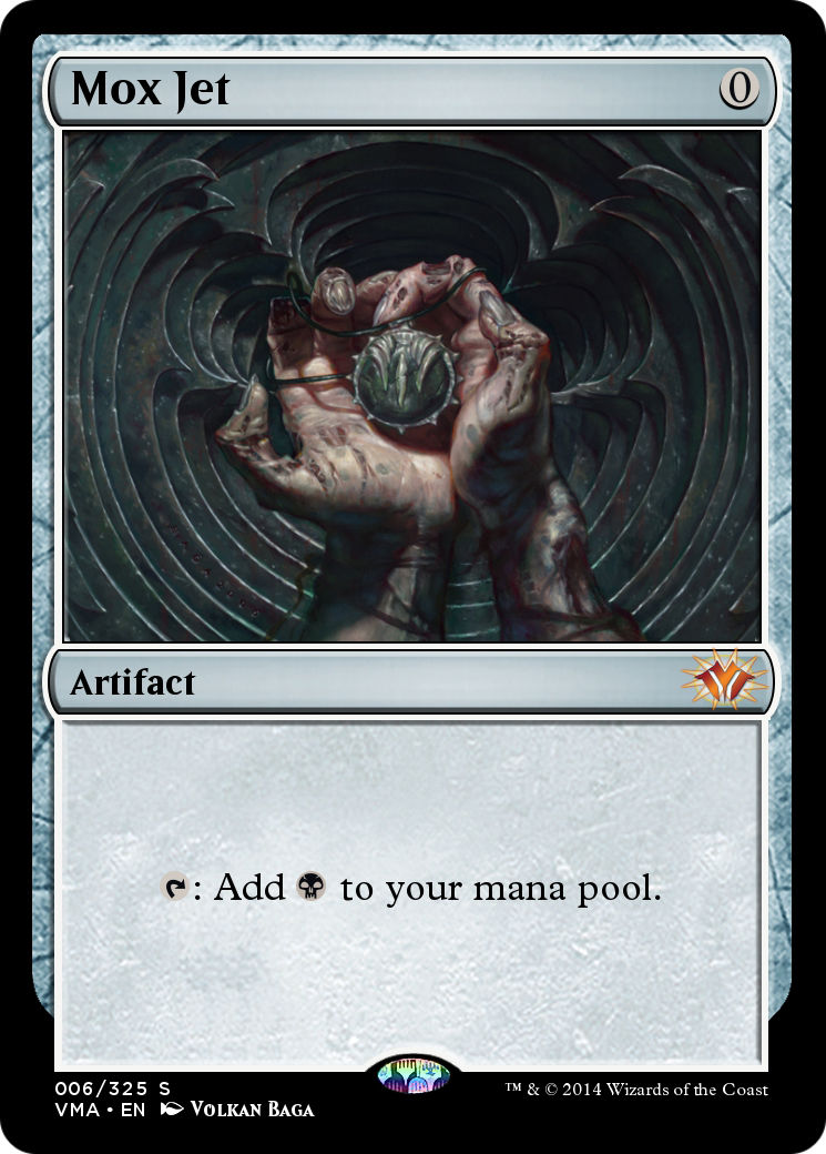 Mox Jet  [Vintage Masters] Foil