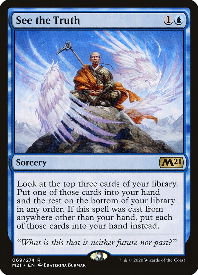 See the Truth [Core Set 2021] Foil