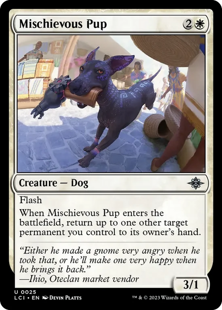 Mischievous Pup [The Lost Caverns of Ixalan] Foil