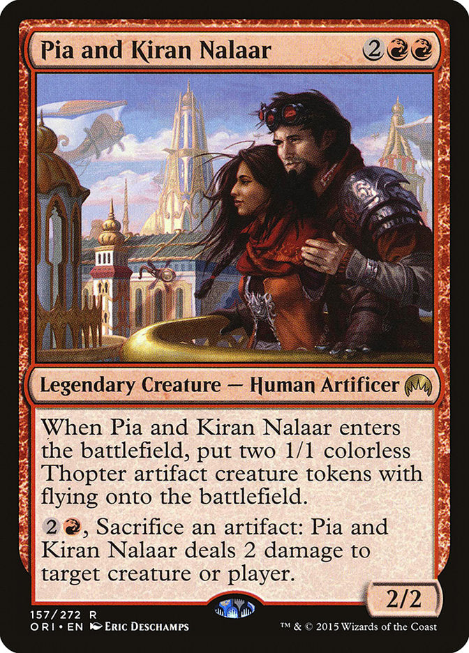 Pia and Kiran Nalaar [Magic Origins] Foil