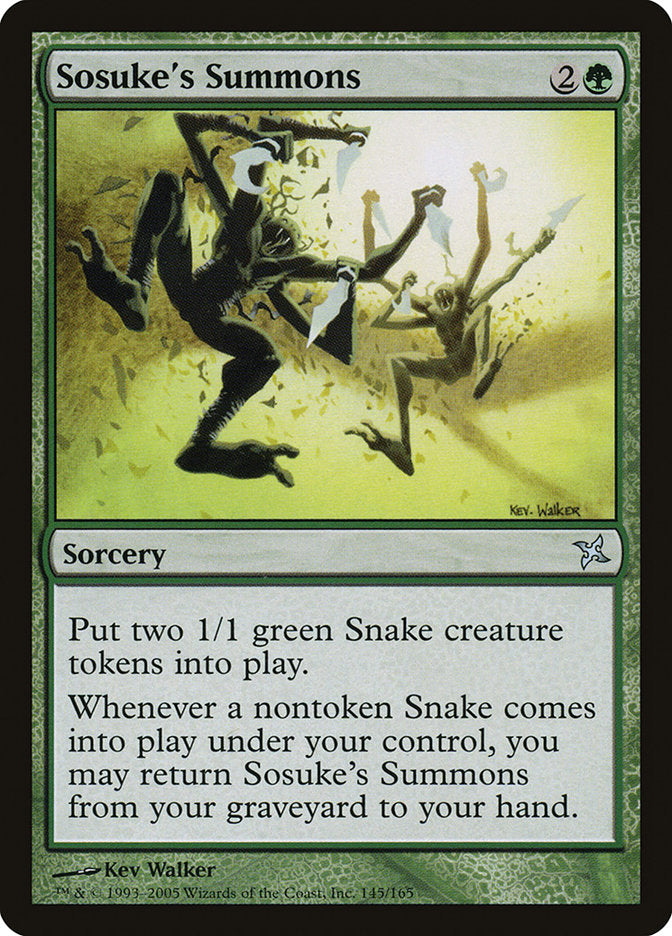 Sosuke's Summons [Betrayers of Kamigawa] Foil