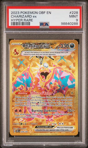 Charizard EX Obsidian Flames #228 PSA 9