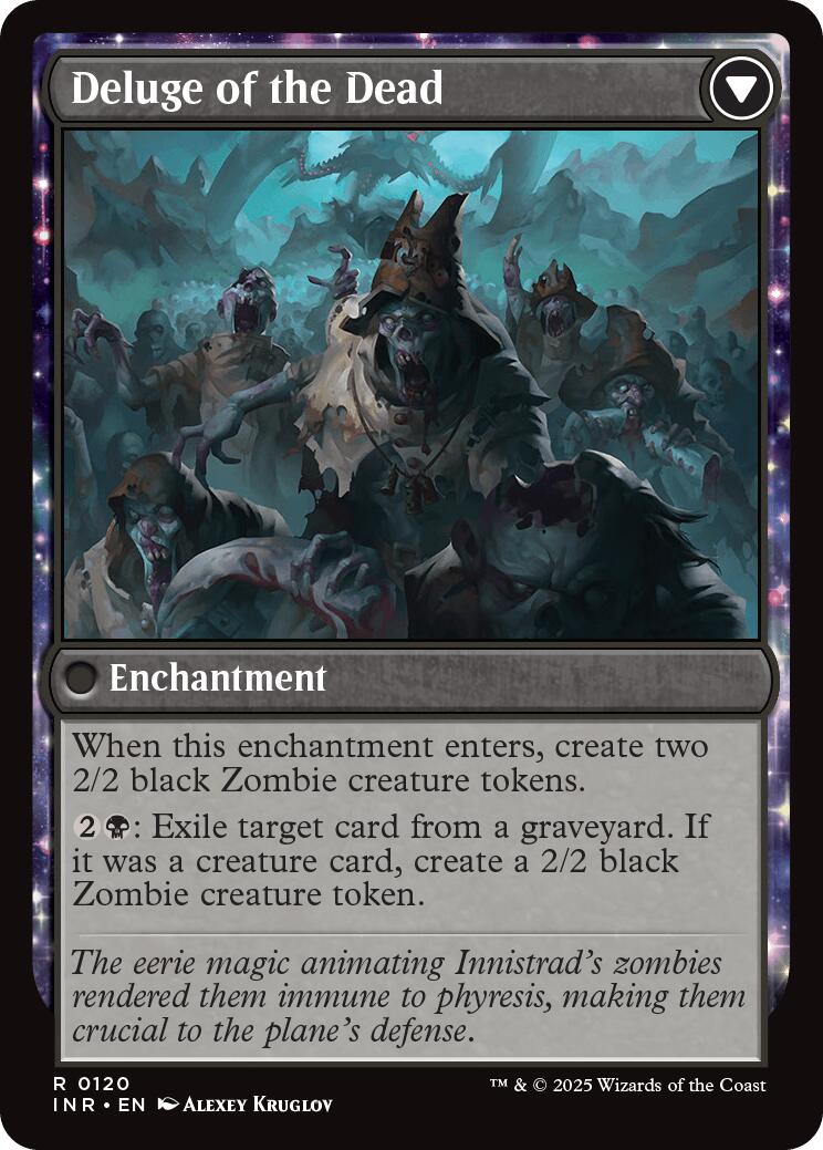 Invasion of Innistrad // Deluge of the Dead [Innistrad Remastered] Foil