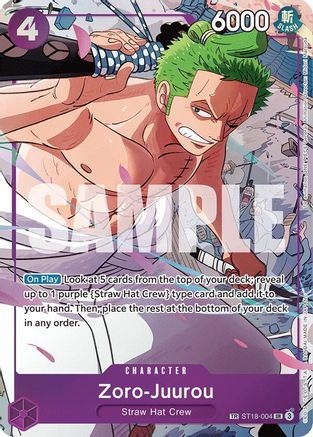 Zoro-Juurou (ST18-004) (ST18-004) - [Emperors in the New World] Foil