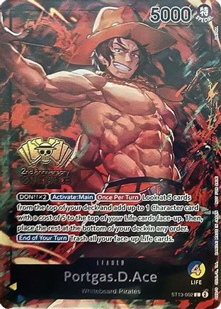 Portgas.D.Ace (2nd Anniversary Tournament) (ST13-002) - [One Piece Promotion Cards] Foil