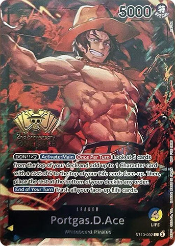 Portgas.D.Ace (2nd Anniversary Tournament) [One Piece Promotion Cards]