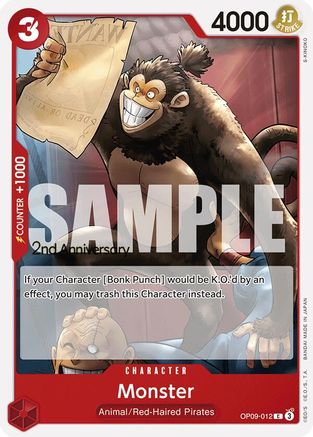 Monster (OP09-012) - [Emperors in the New World: 2nd Anniversary Tournament Cards]