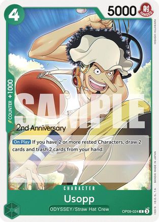Usopp (024) (OP09-024) - [Emperors in the New World: 2nd Anniversary Tournament Cards]
