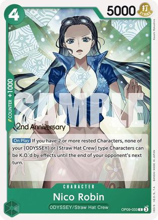 Nico Robin (033) (OP09-033) - [Emperors in the New World: 2nd Anniversary Tournament Cards]
