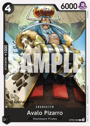 Avalo Pizarro (OP09-082) - [Emperors in the New World: 2nd Anniversary Tournament Cards]