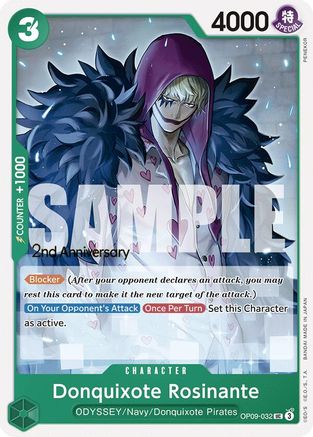 Donquixote Rosinante (032) (OP09-032) - [Emperors in the New World: 2nd Anniversary Tournament Cards]