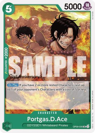 Portgas.D.Ace (OP09-035) - [Emperors in the New World: 2nd Anniversary Tournament Cards]