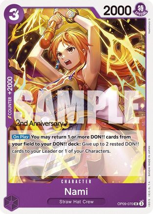 Nami (070) (OP09-070) - [Emperors in the New World: 2nd Anniversary Tournament Cards]