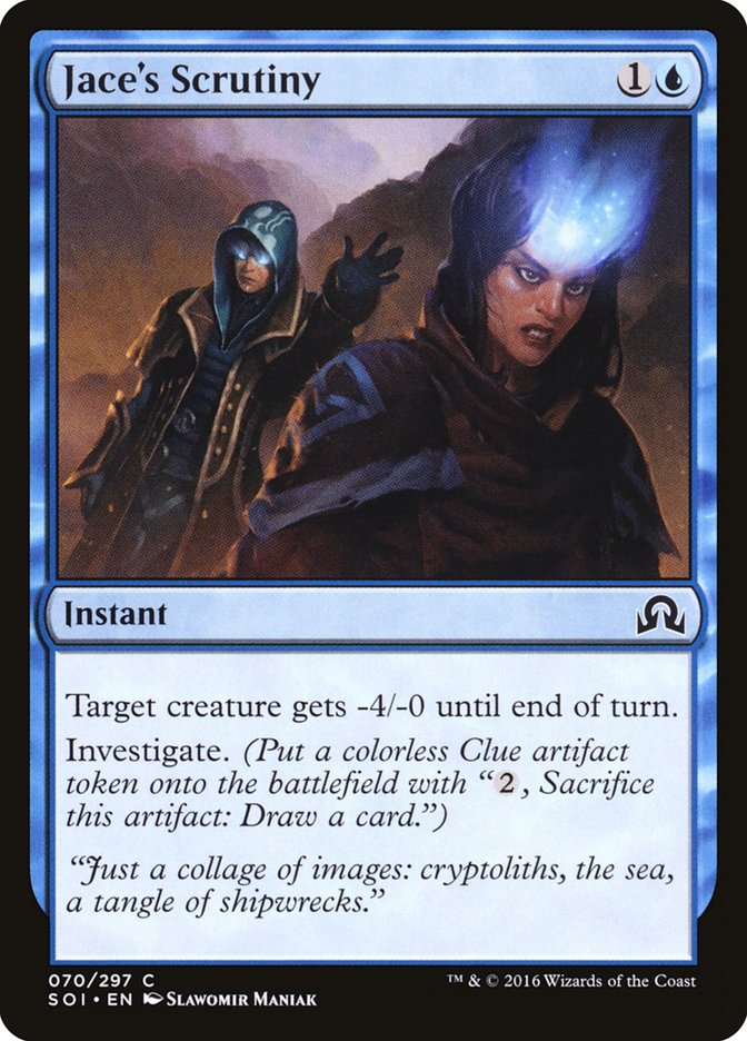 Jace's Scrutiny [Shadows over Innistrad] Foil