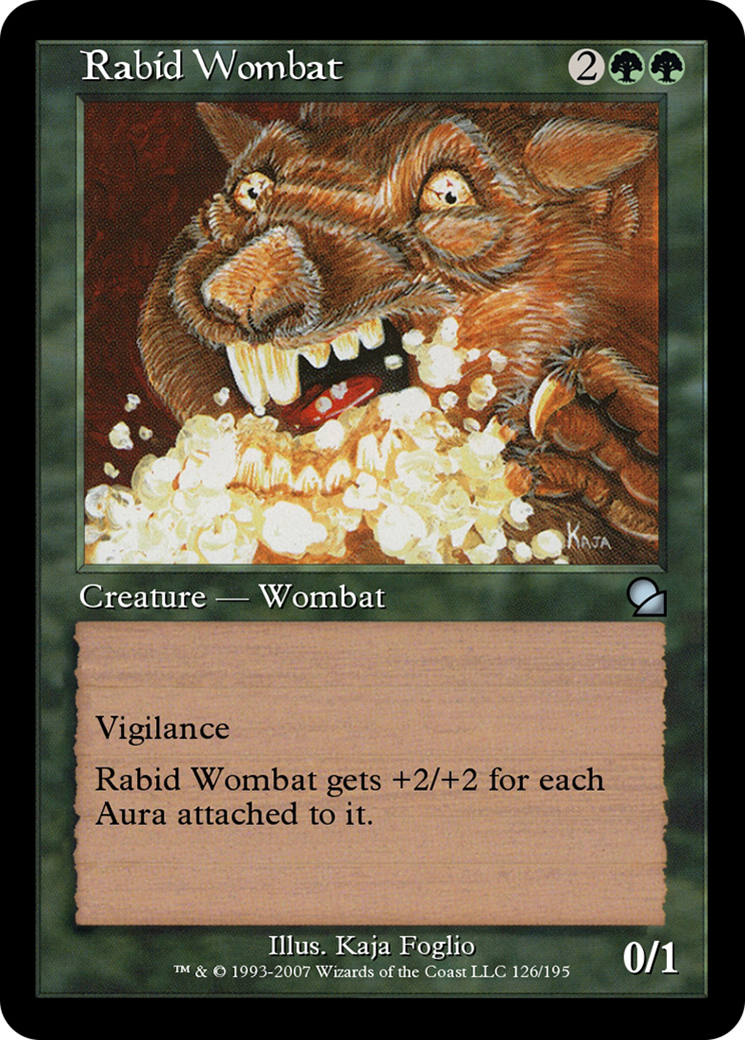Rabid Wombat  [Masters Edition] Foil