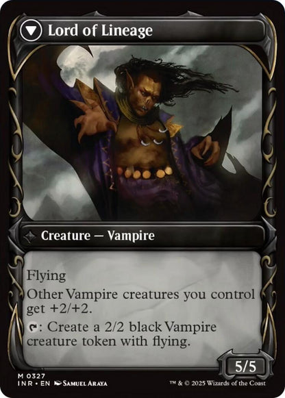 Bloodline Keeper // Lord of Lineage (Showcase) [Innistrad Remastered] Foil