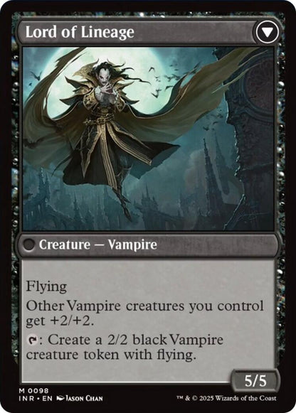 Bloodline Keeper // Lord of Lineage [Innistrad Remastered] Foil