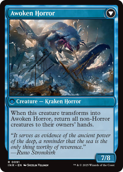 Thing in the Ice // Awoken Horror [Innistrad Remastered] Foil