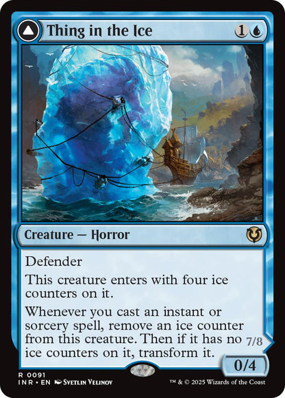 Thing in the Ice // Awoken Horror [Innistrad Remastered] Foil