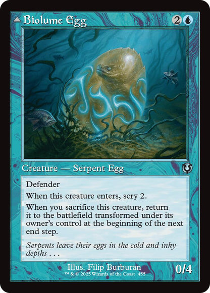 Biolume Egg // Biolume Serpent (Retro Frame) [Innistrad Remastered] Foil