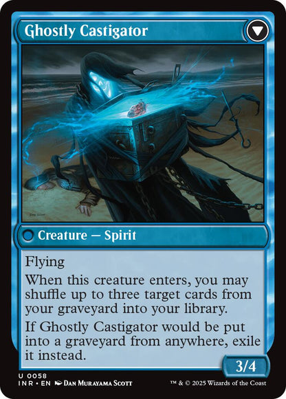 Covetous Castaway // Ghostly Castigator [Innistrad Remastered] Foil