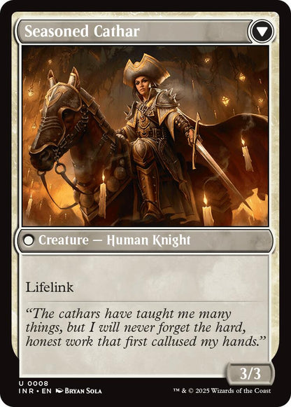Ambitious Farmhand // Seasoned Cathar [Innistrad Remastered] Foil