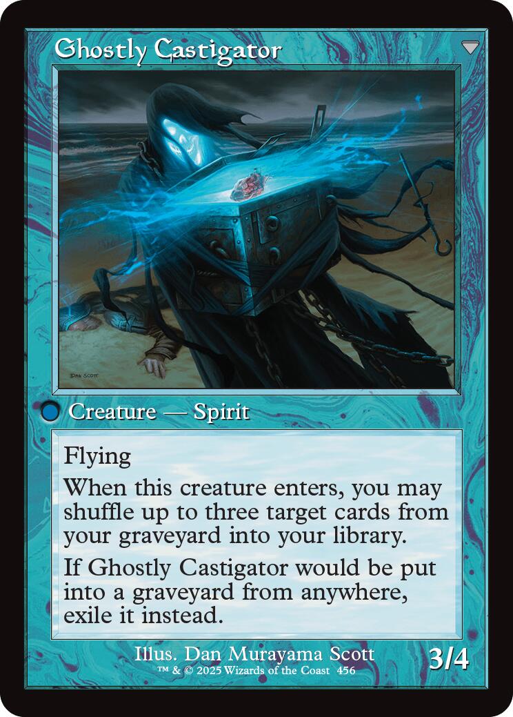 Covetous Castaway // Ghostly Castigator (Retro Frame) [Innistrad Remastered] Foil
