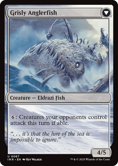Grizzled Angler // Grisly Anglerfish [Innistrad Remastered] Foil