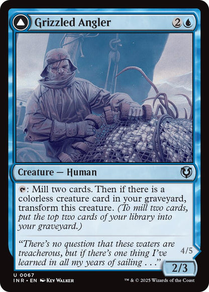 Grizzled Angler // Grisly Anglerfish [Innistrad Remastered] Foil