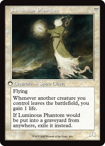 Lunarch Veteran // Luminous Phantom (Retro Frame) [Innistrad Remastered] Foil