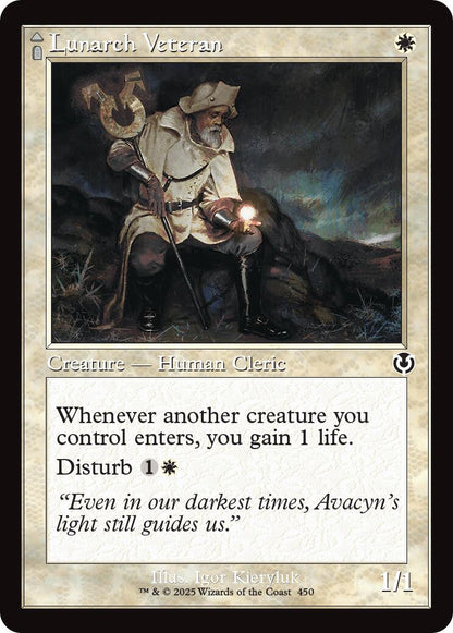 Lunarch Veteran // Luminous Phantom (Retro Frame) [Innistrad Remastered] Foil