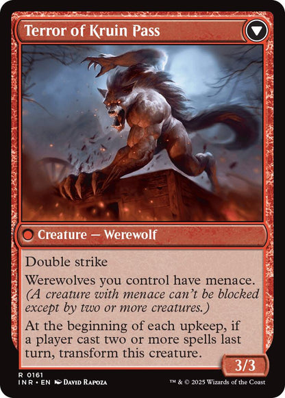 Kruin Outlaw // Terror of Kruin Pass [Innistrad Remastered] Foil
