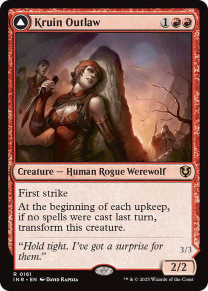 Kruin Outlaw // Terror of Kruin Pass [Innistrad Remastered] Foil