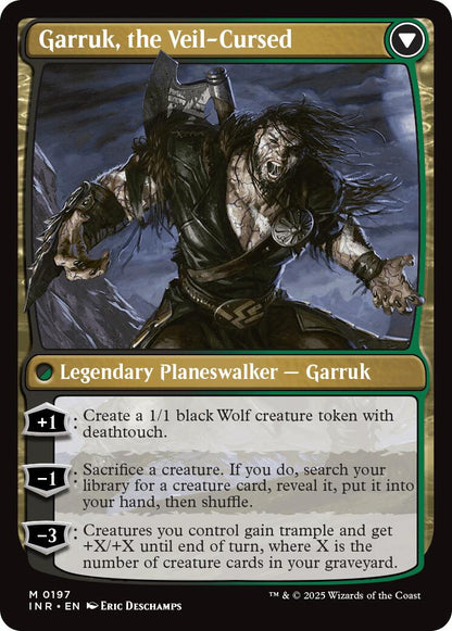 Garruk Relentless // Garruk, the Veil-Cursed [Innistrad Remastered] Foil