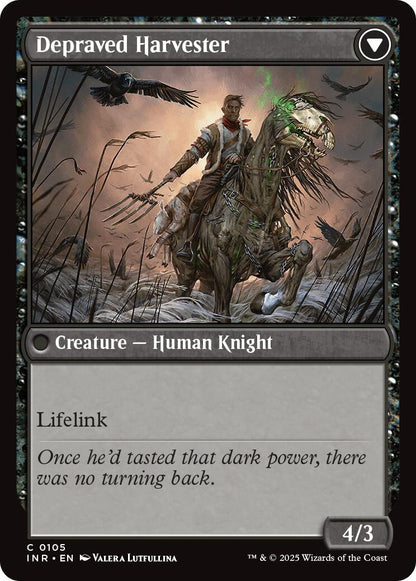 Desperate Farmer // Depraved Harvester [Innistrad Remastered] Foil