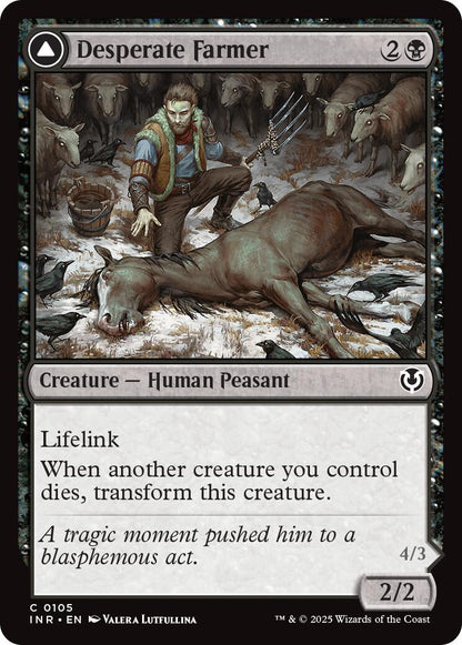 Desperate Farmer // Depraved Harvester [Innistrad Remastered] Foil