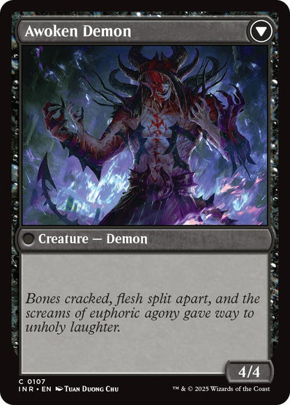 Ecstatic Awakener // Awoken Demon [Innistrad Remastered] Foil