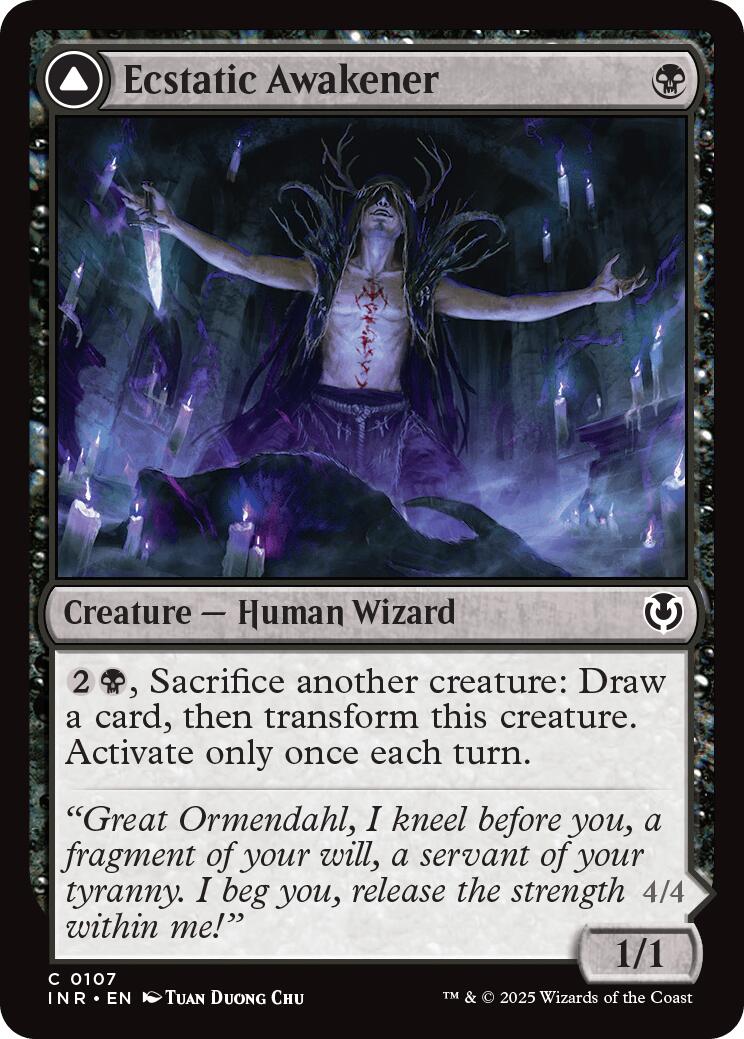 Ecstatic Awakener // Awoken Demon [Innistrad Remastered] Foil