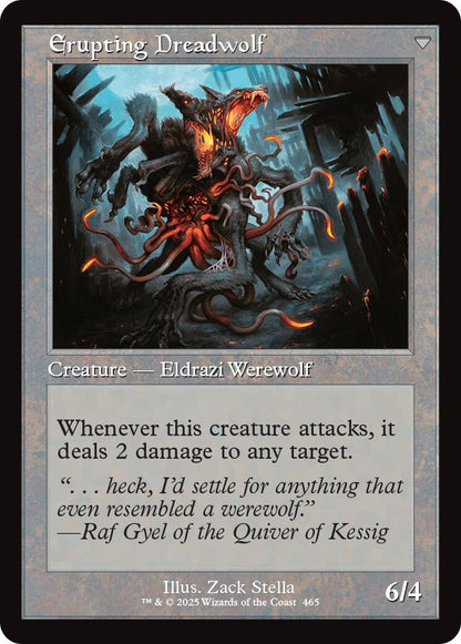 Smoldering Werewolf // Erupting Dreadwolf (Retro Frame) [Innistrad Remastered] Foil