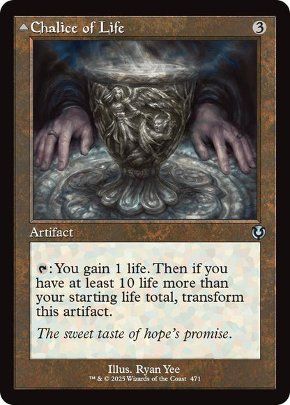 Chalice of Life // Chalice of Death (Retro Frame) [Innistrad Remastered] Foil
