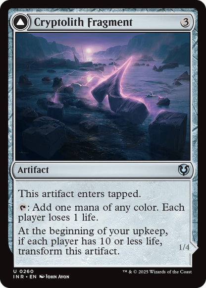 Cryptolith Fragment // Aurora of Emrakul [Innistrad Remastered] Foil