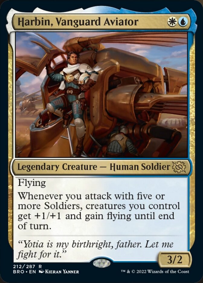Harbin, Vanguard Aviator [The Brothers' War] Foil